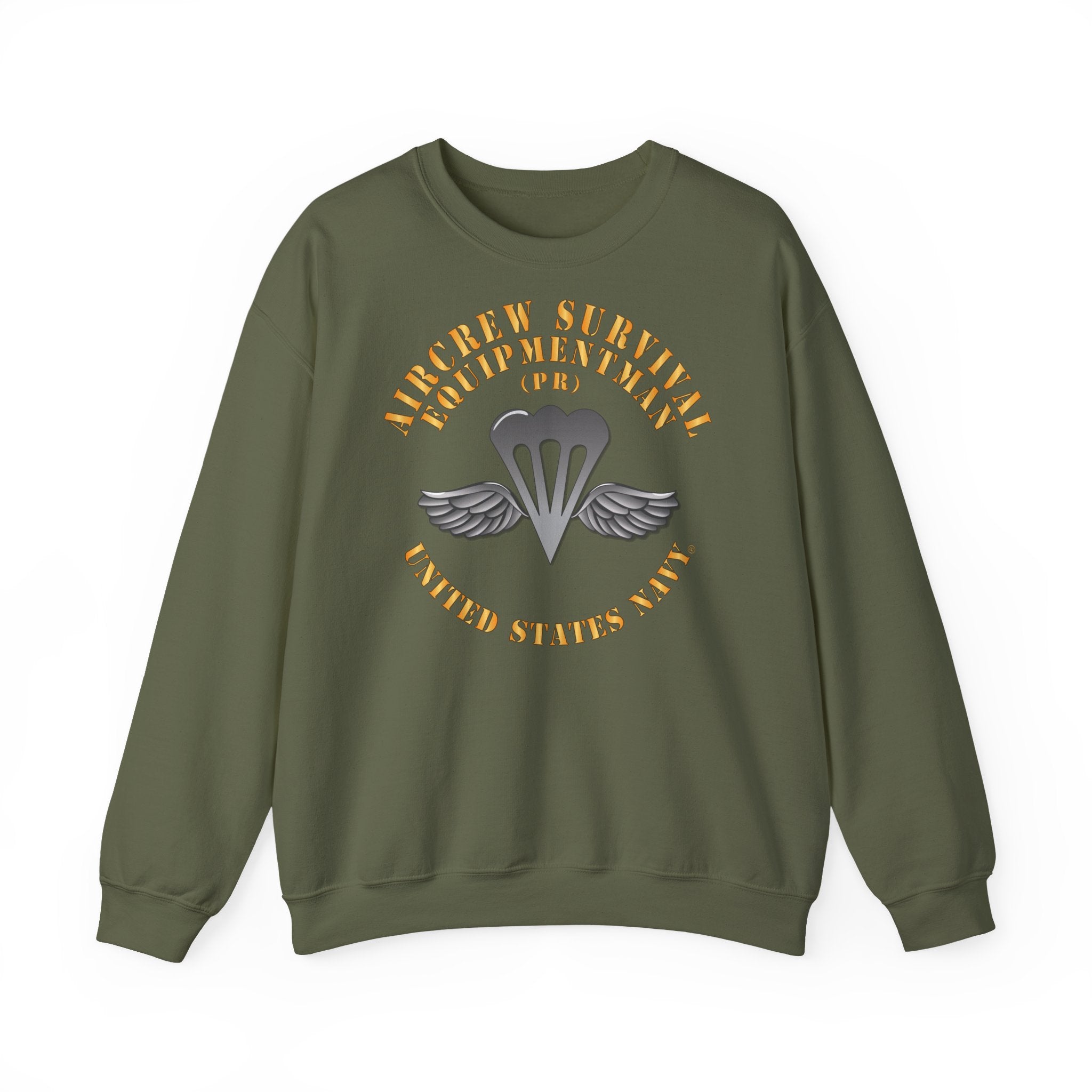 Unisex Heavy Blend™ Crewneck Sweatshirt - Navy - Rate - Aircrew Survival Equipmentman (PR)