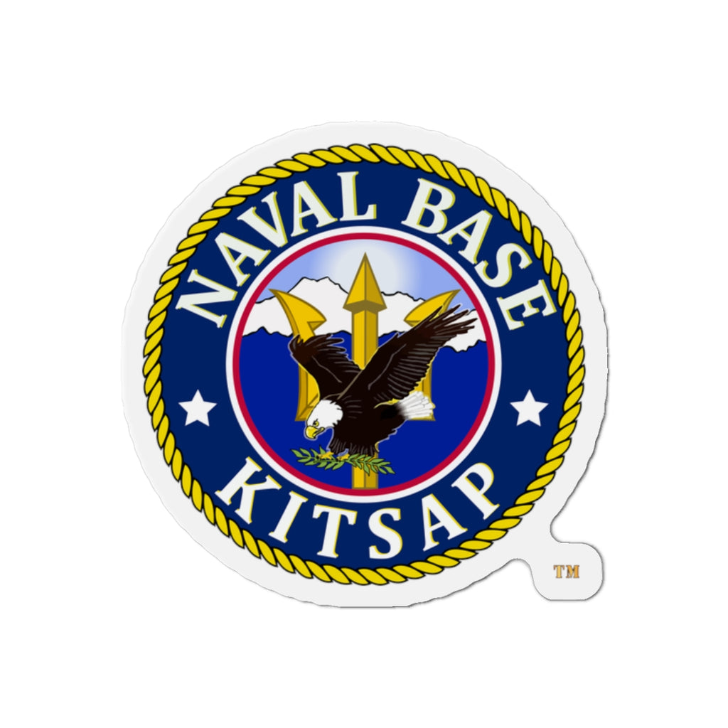 Die-Cut Magnet - Navy - Naval Base Kitsap wo txt