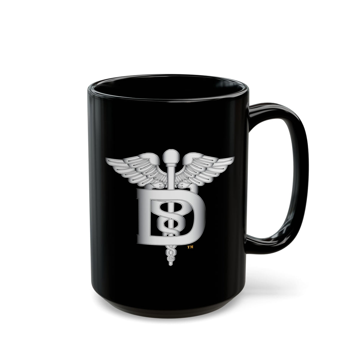 Black Mug (11oz, 15oz) - Navy - Rate - Dental Technician (DT) wo txt