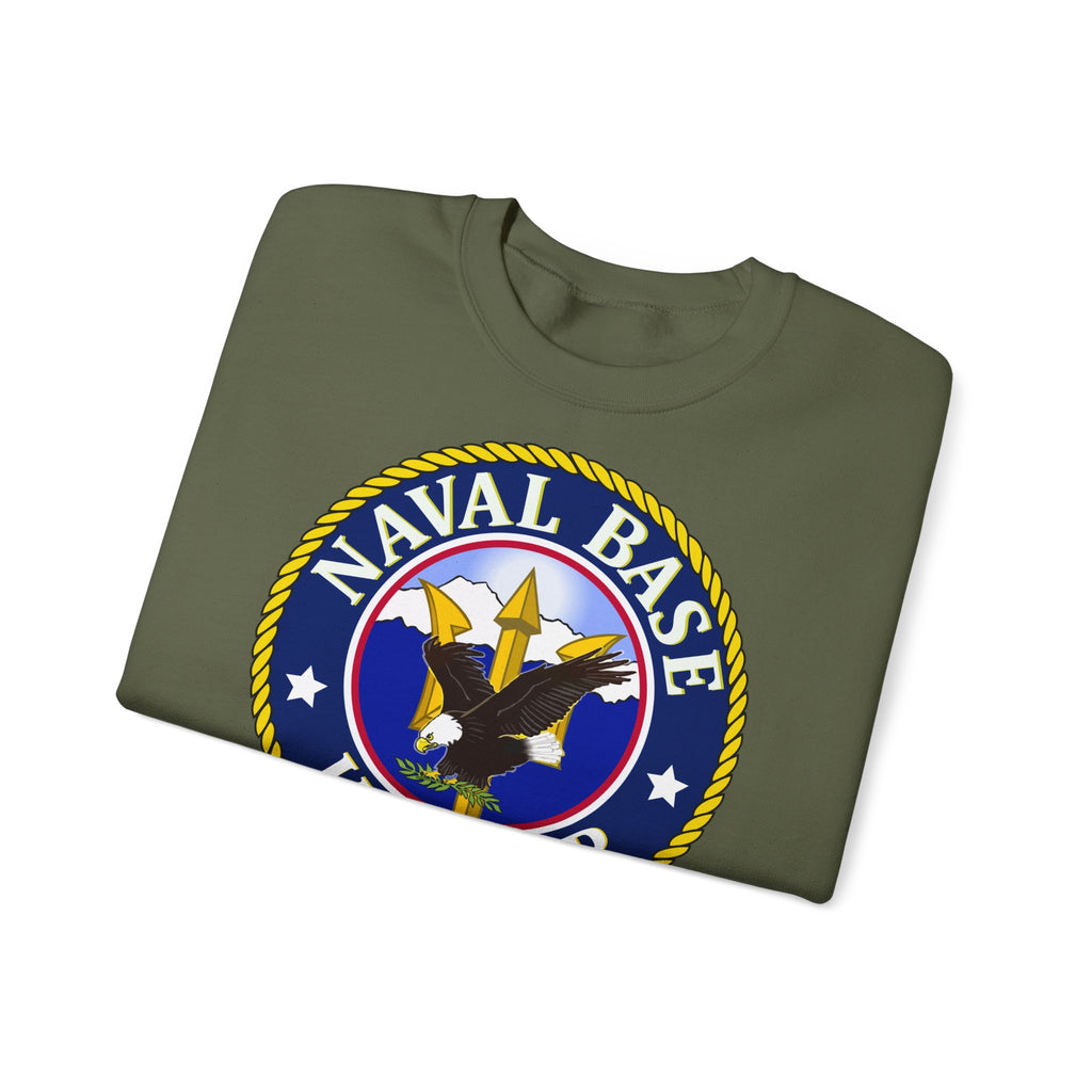 Unisex Heavy Blend™ Crewneck Sweatshirt - Navy - Naval Base Kitsap wo txt