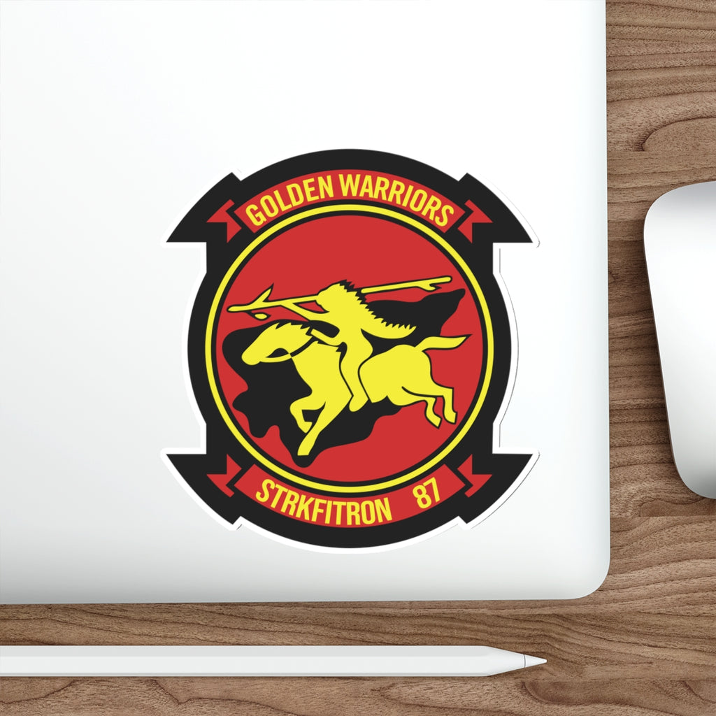 Die-Cut Vinyl Sticker - Navy - Strike Fighter Squadron 87 (VFA-87) wo txt