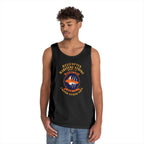 Unisex Heavy Cotton Tank Top - Navy - Helicopter Maritime Strike Seven Four (HSM-74)