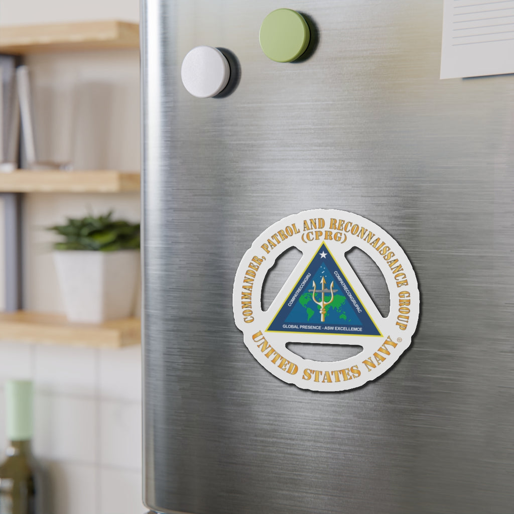 Die-Cut Magnet - Navy - Commander, Patrol and Reconnaissance Group - CPRG X 300
