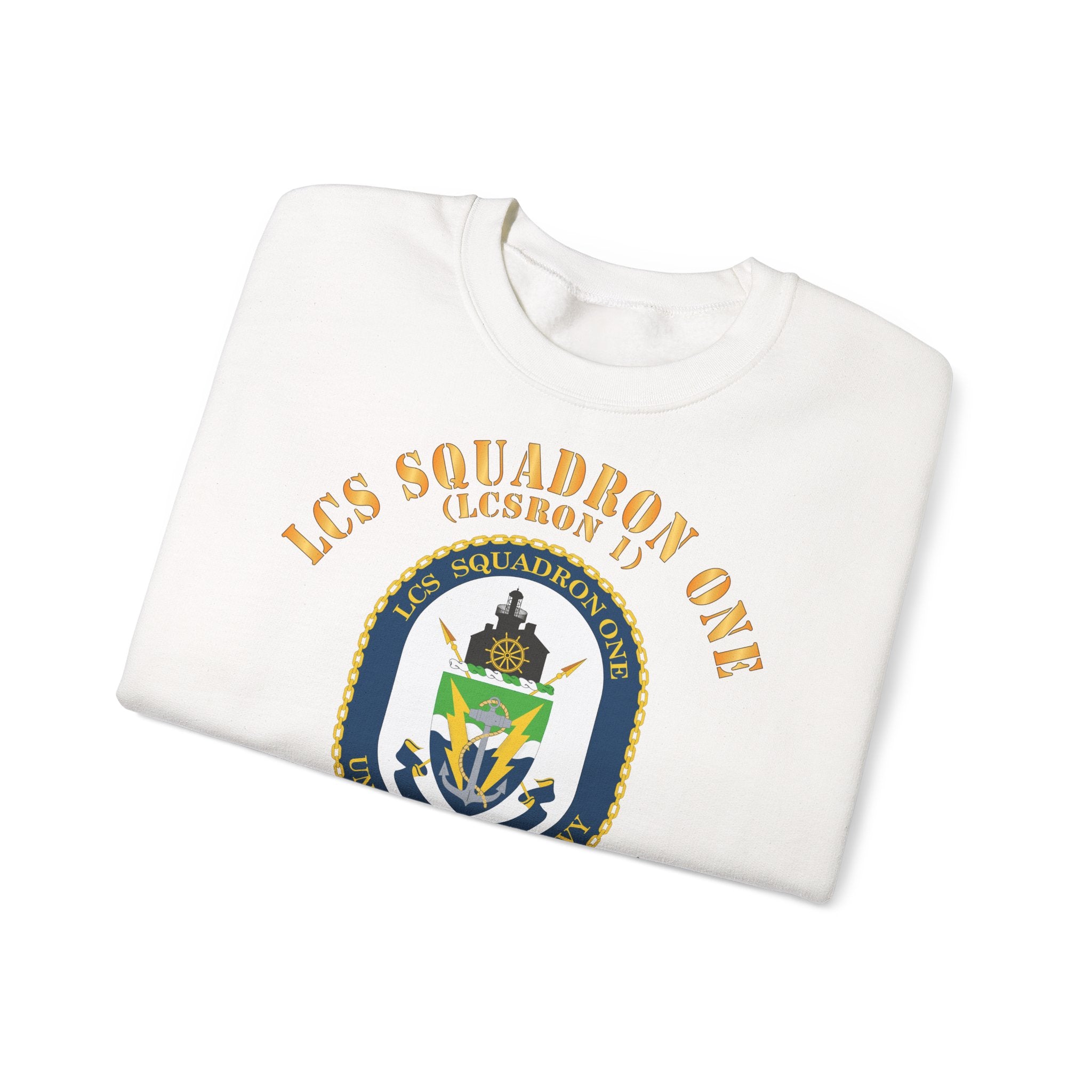 Unisex Heavy Blend™ Crewneck Sweatshirt - Navy - LCS Squadron One (LCSRON 1)