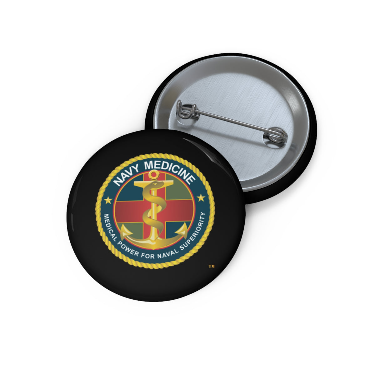 Pin Button - Navy Medicine - Medical Power for Naval Superiority wo Txt X 300