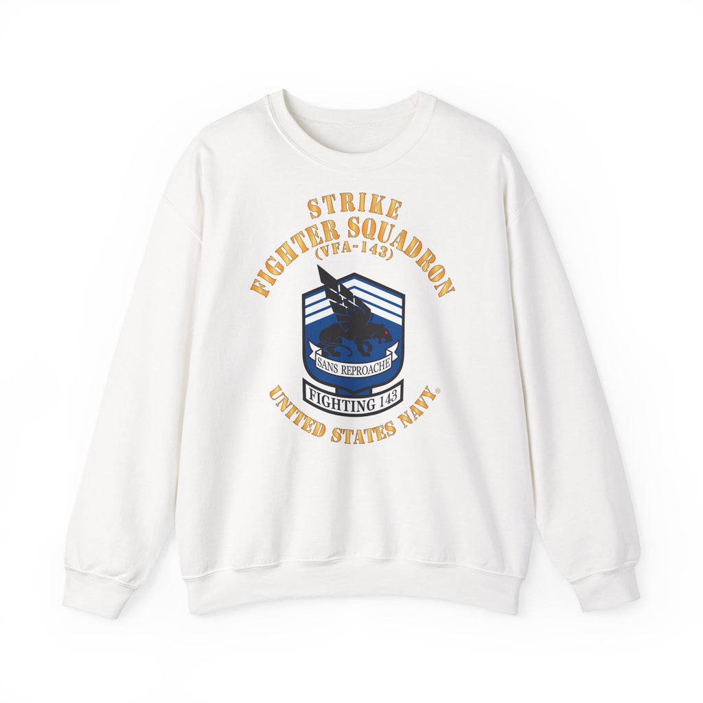 Unisex Heavy Blend™ Crewneck Sweatshirt - Navy - Strike Fighter Squadron 143 (VFA-143)