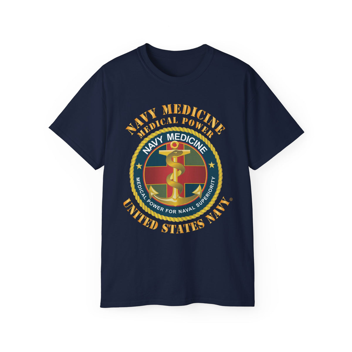 Unisex Ultra Cotton T-Shirt - Navy Medicine - Medical Power for Naval Superiority X 300