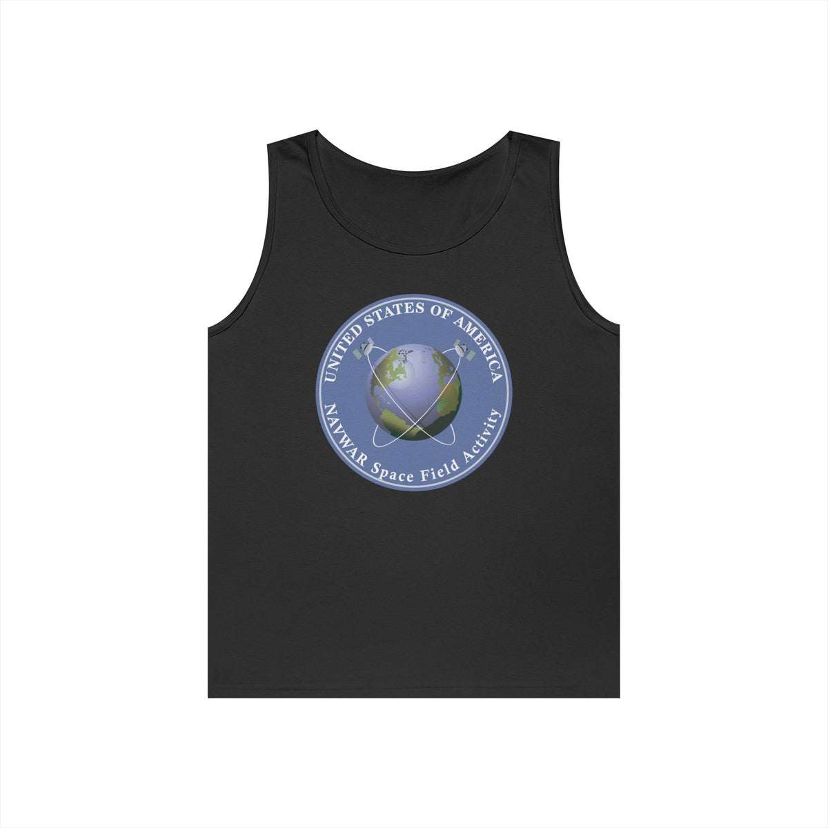 Unisex Heavy Cotton Tank Top - NAVWAR Space Field Activity wo Txt X 300