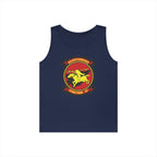 Unisex Heavy Cotton Tank Top - Navy - Strike Fighter Squadron 87 (VFA-87) wo txt