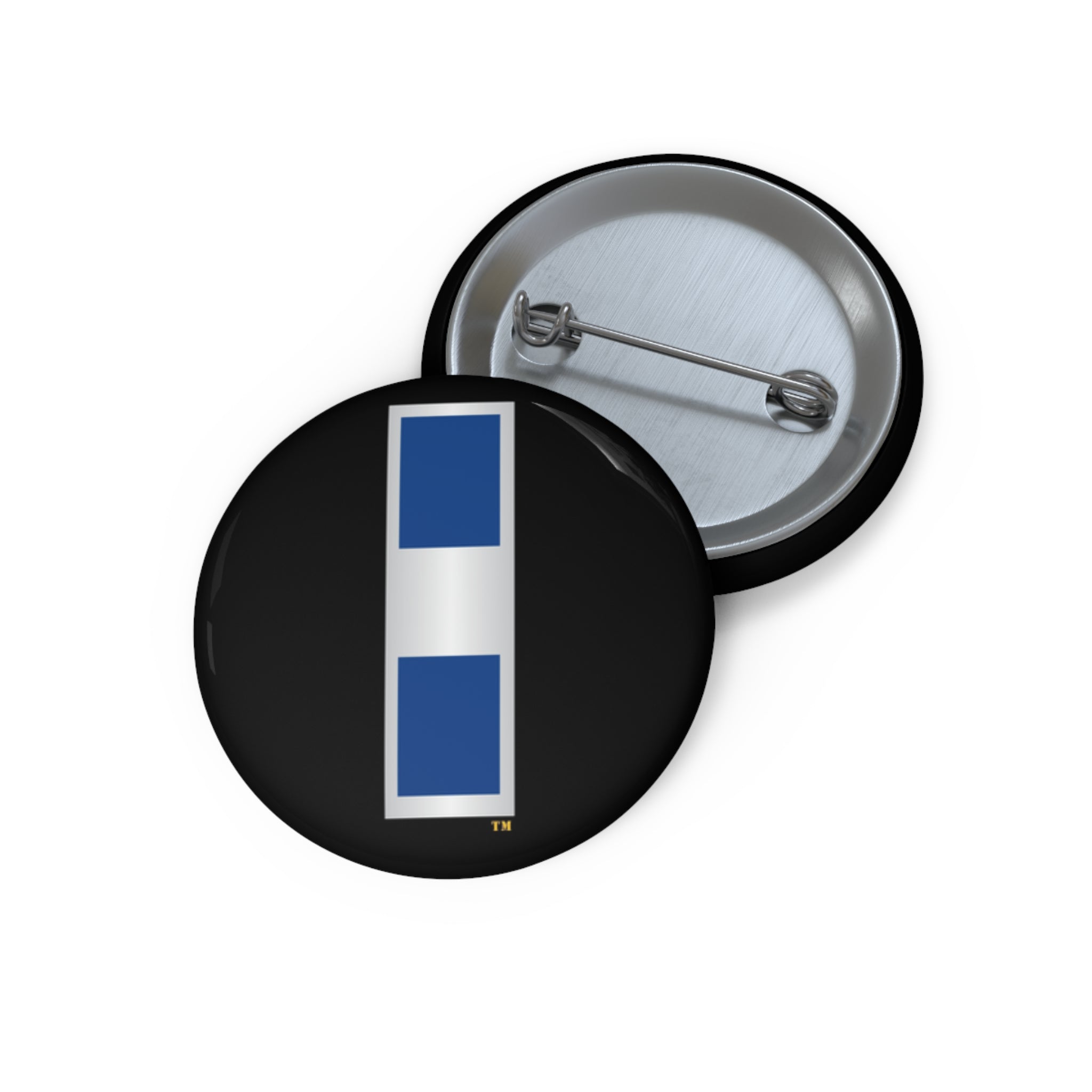 Custom Pin Button - Navy - Chief Warrant Officer 3 - CW03 wo txt