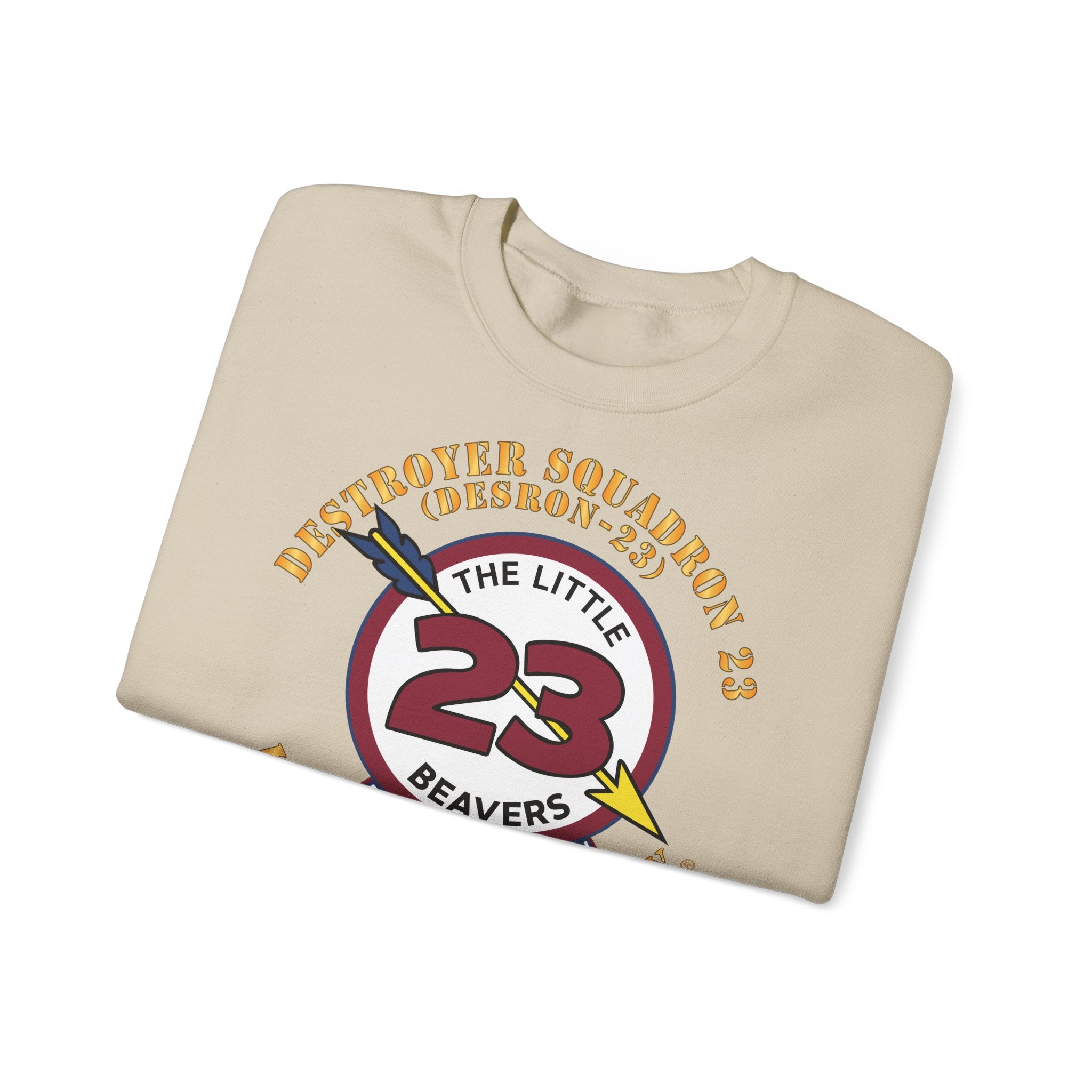 Unisex Heavy Blend™ Crewneck Sweatshirt - Navy - Destroyer Squadron 23 (DESRON-23)