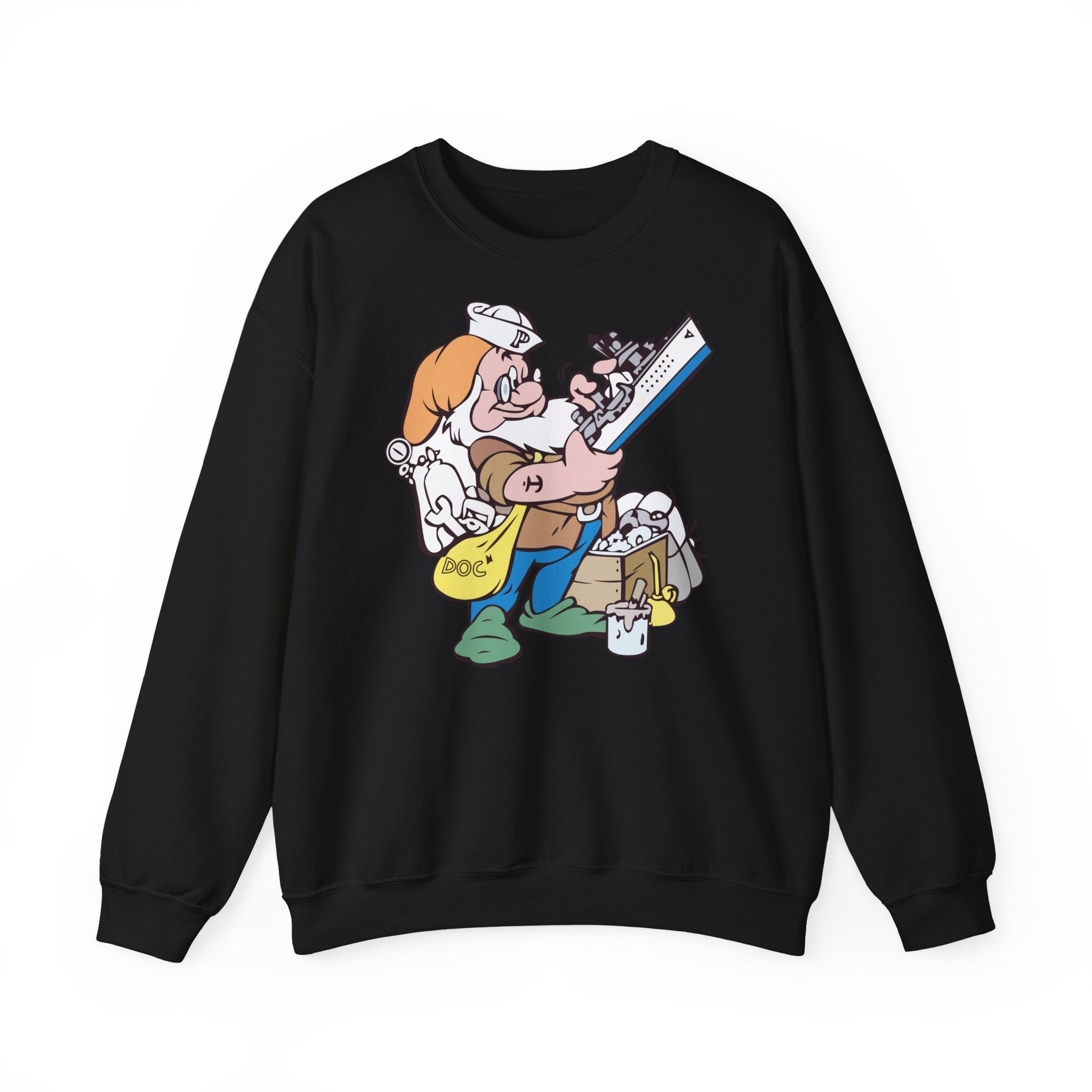 Unisex Heavy Blend™ Crewneck Sweatshirt - Navy - USS Piedmont (AD-17) wo txt