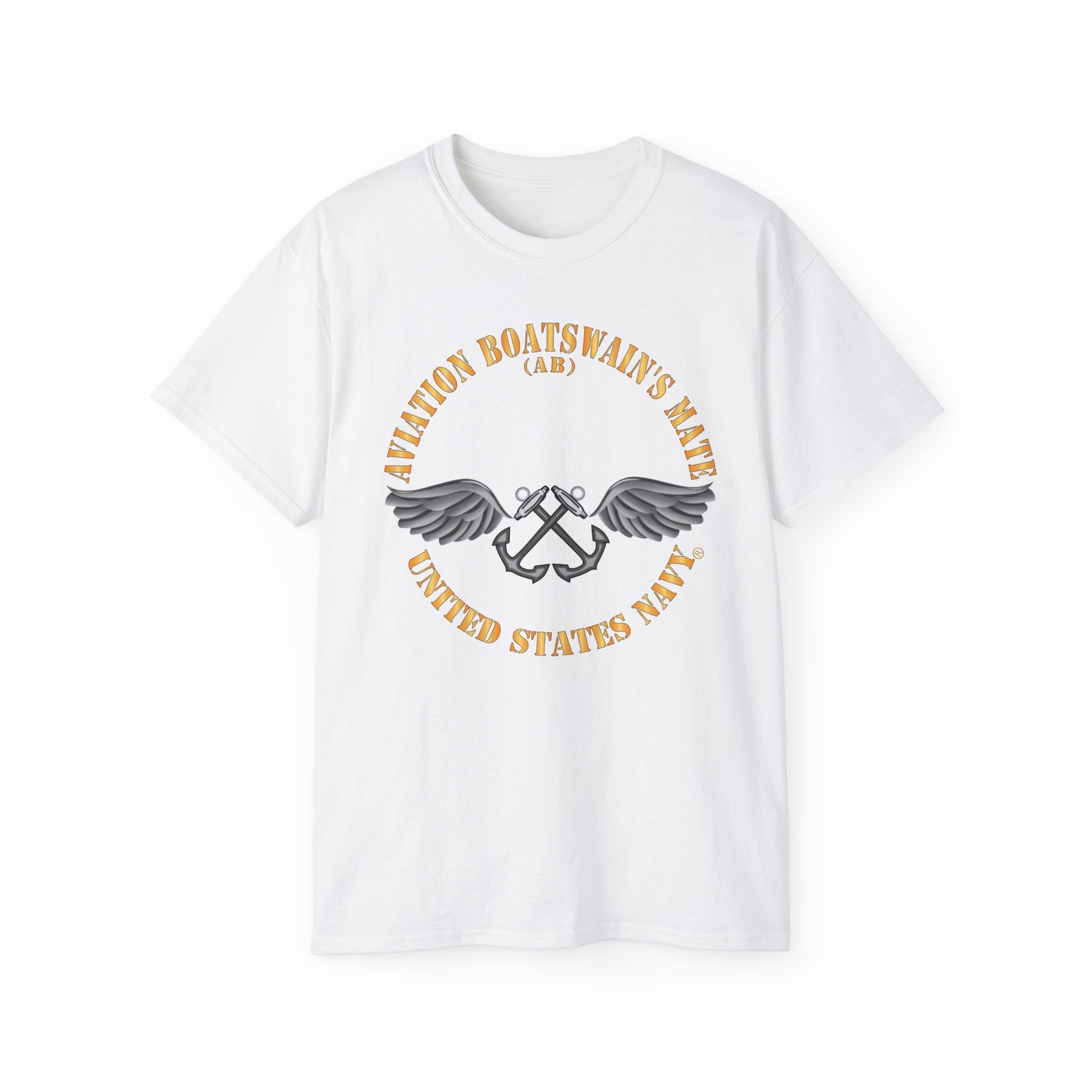 Unisex Ultra Cotton T-Shirt - Navy - Rate - Aviation Boatswain's Mate (AB) X 300
