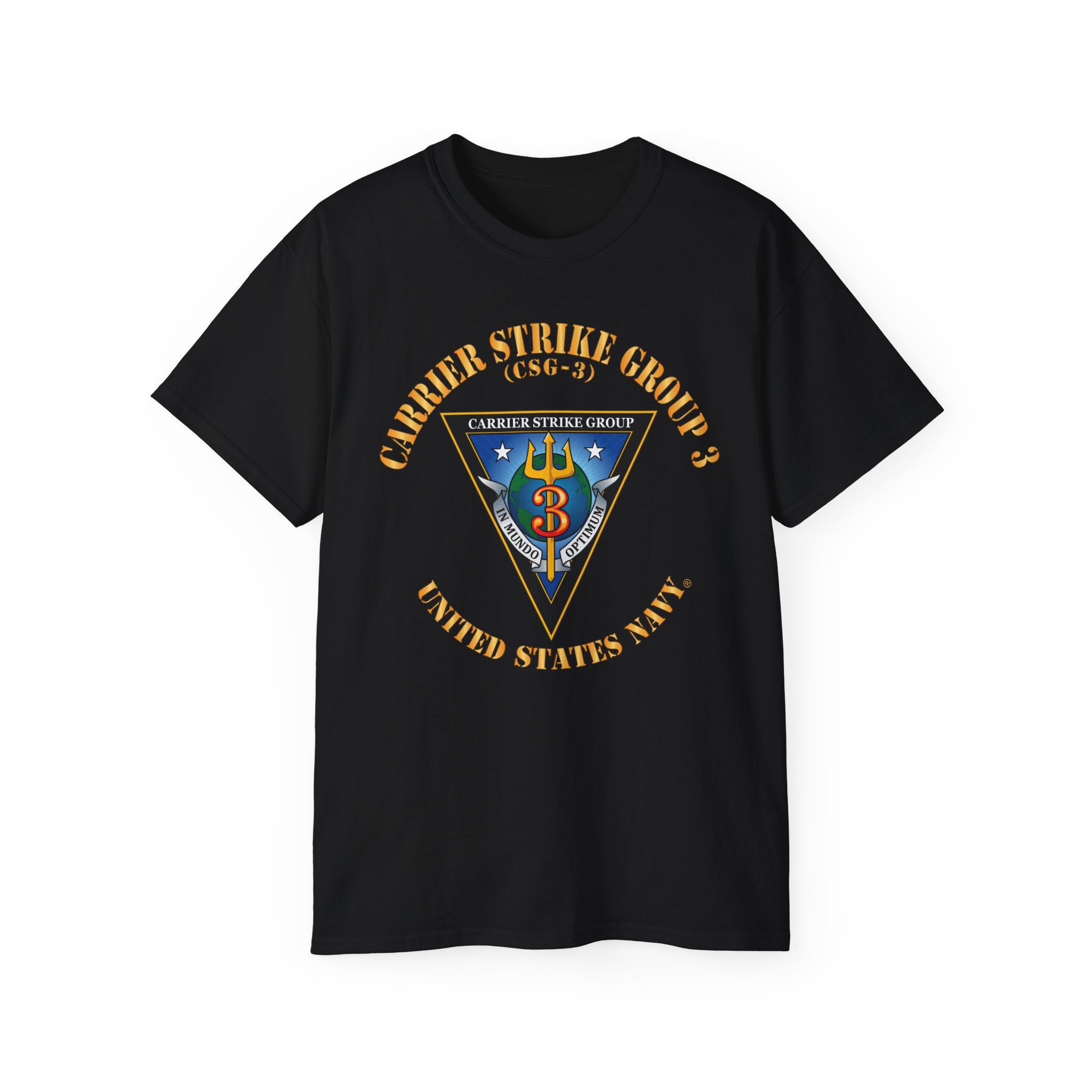 Unisex Ultra Cotton T-Shirt - Navy - Carrier Strike Group 3 (CSG-3)