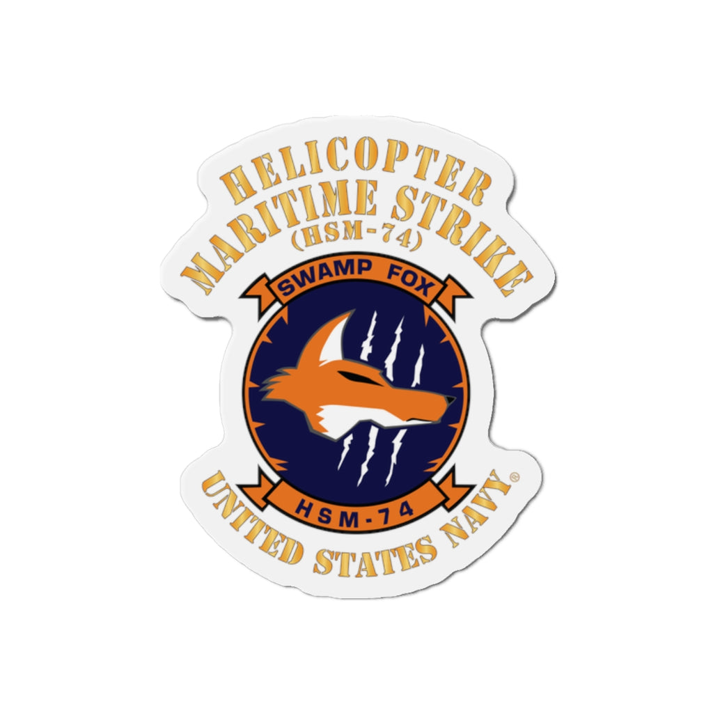 Die-Cut Magnet - Navy - Helicopter Maritime Strike Seven Four (HSM-74)
