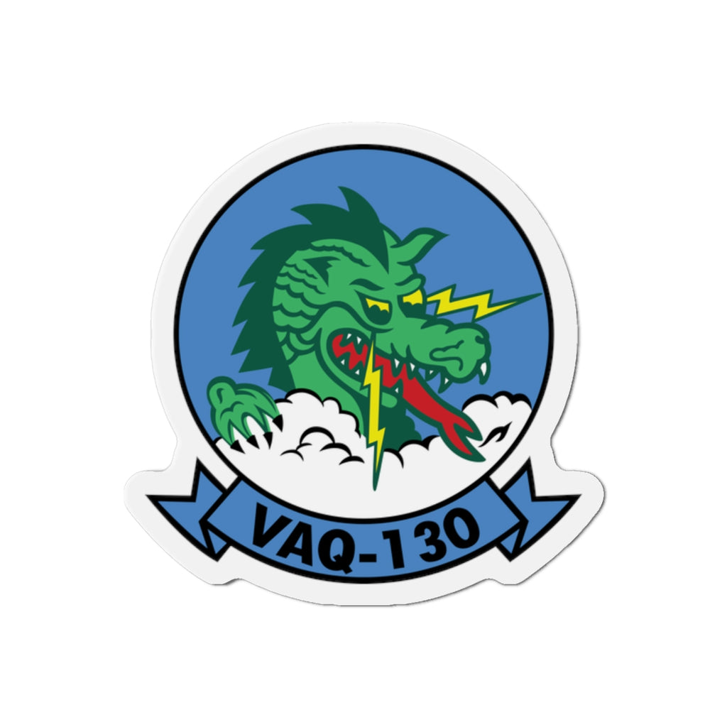 Die-Cut Magnet - Navy - Electronic Attack Squadron 130 (VAQ-130) wo txt