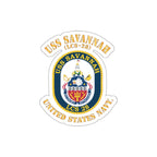 Die-Cut Vinyl Sticker - Navy - USS Savannah (LCS-28)