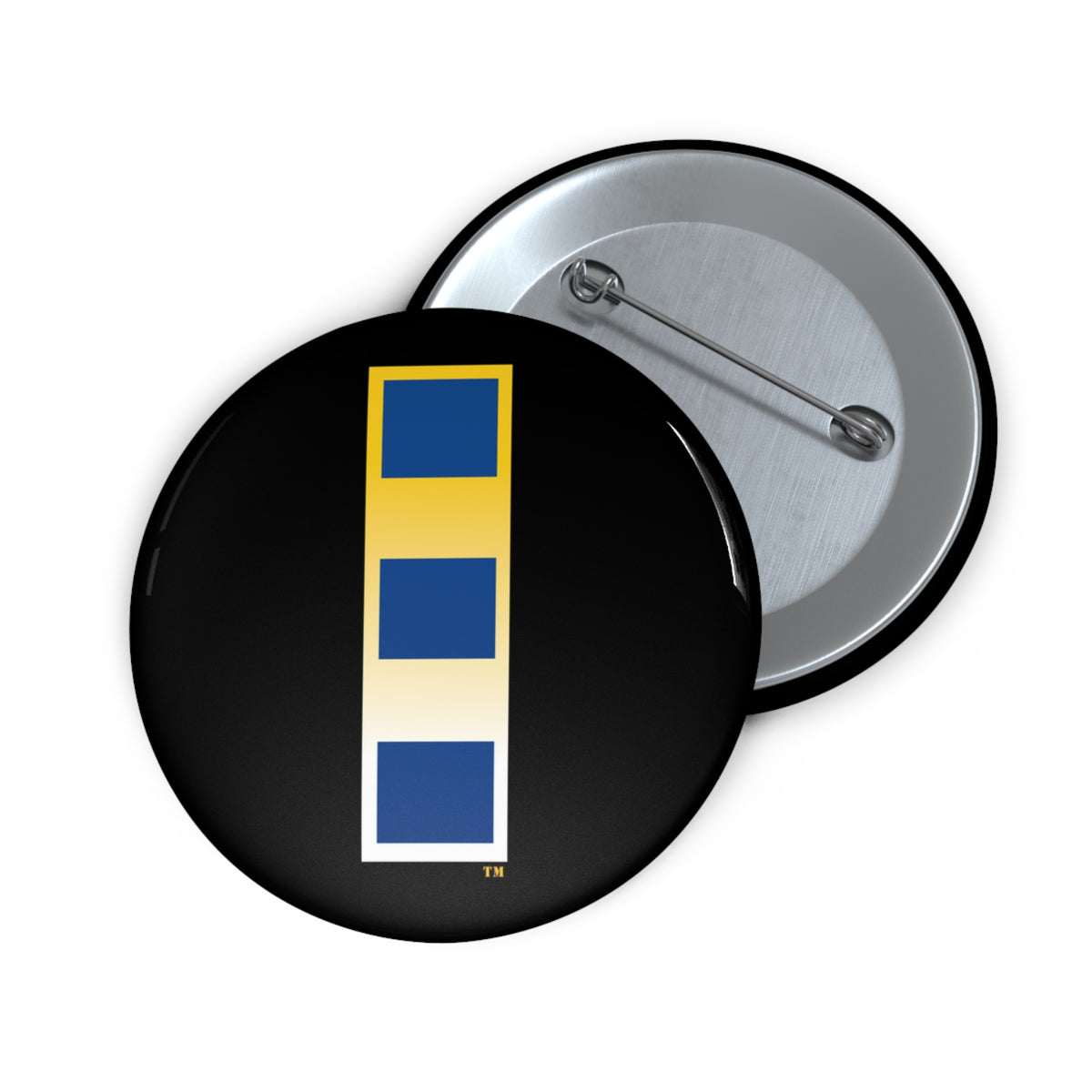 Custom Pin Button - Navy - Chief Warrant Officer 2 - CW02 wo txt