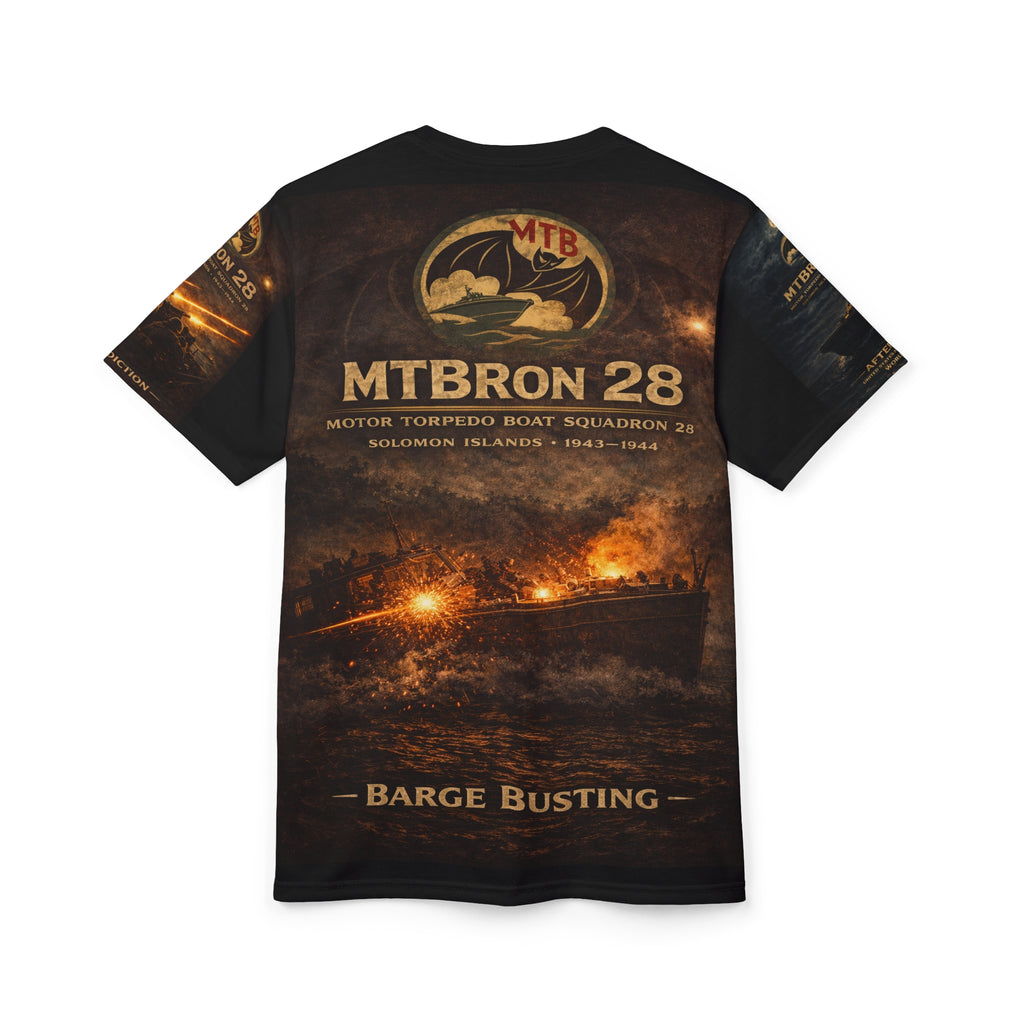 Motor Torpedo Boat Squadron 28 (MTBRon 28) Tribute Tee — "They Owned the Night" WWII - U.S. Navy