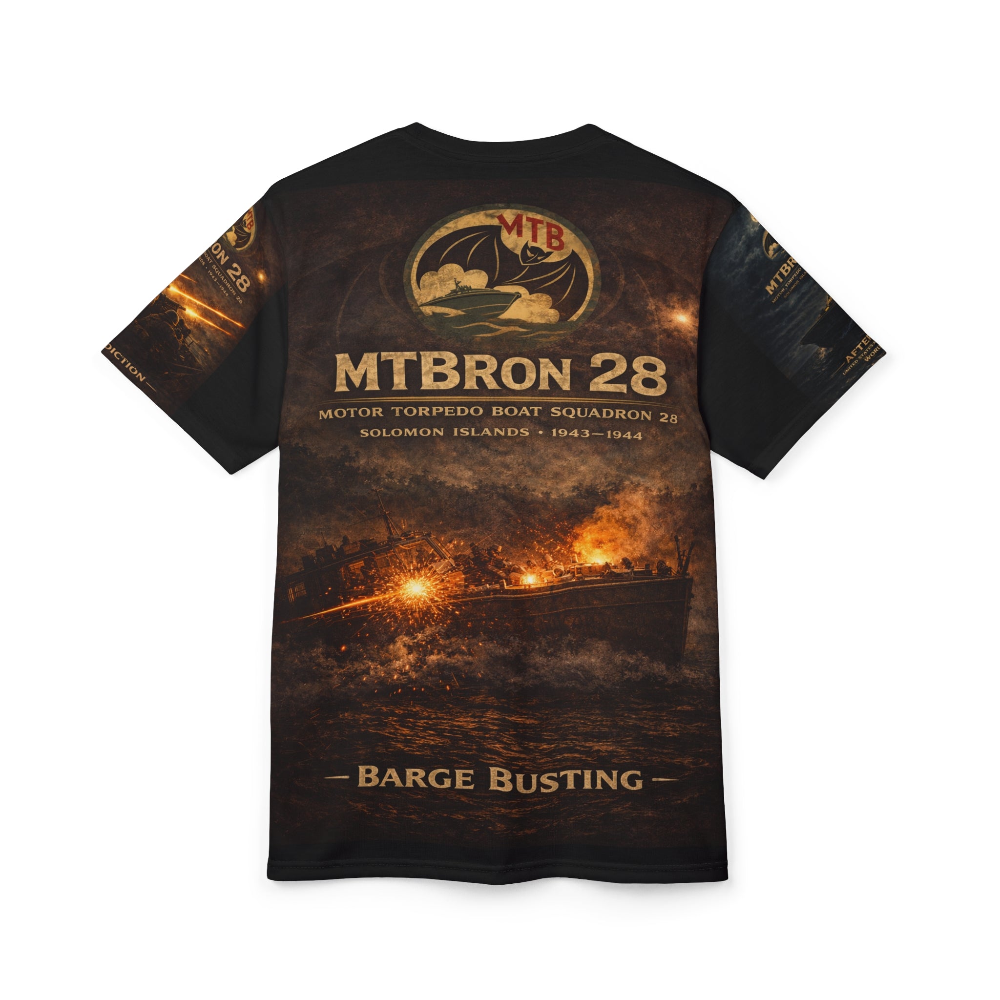 Motor Torpedo Boat Squadron 28 (MTBRon 28) Tribute Tee — "They Owned the Night" WWII - U.S. Navy