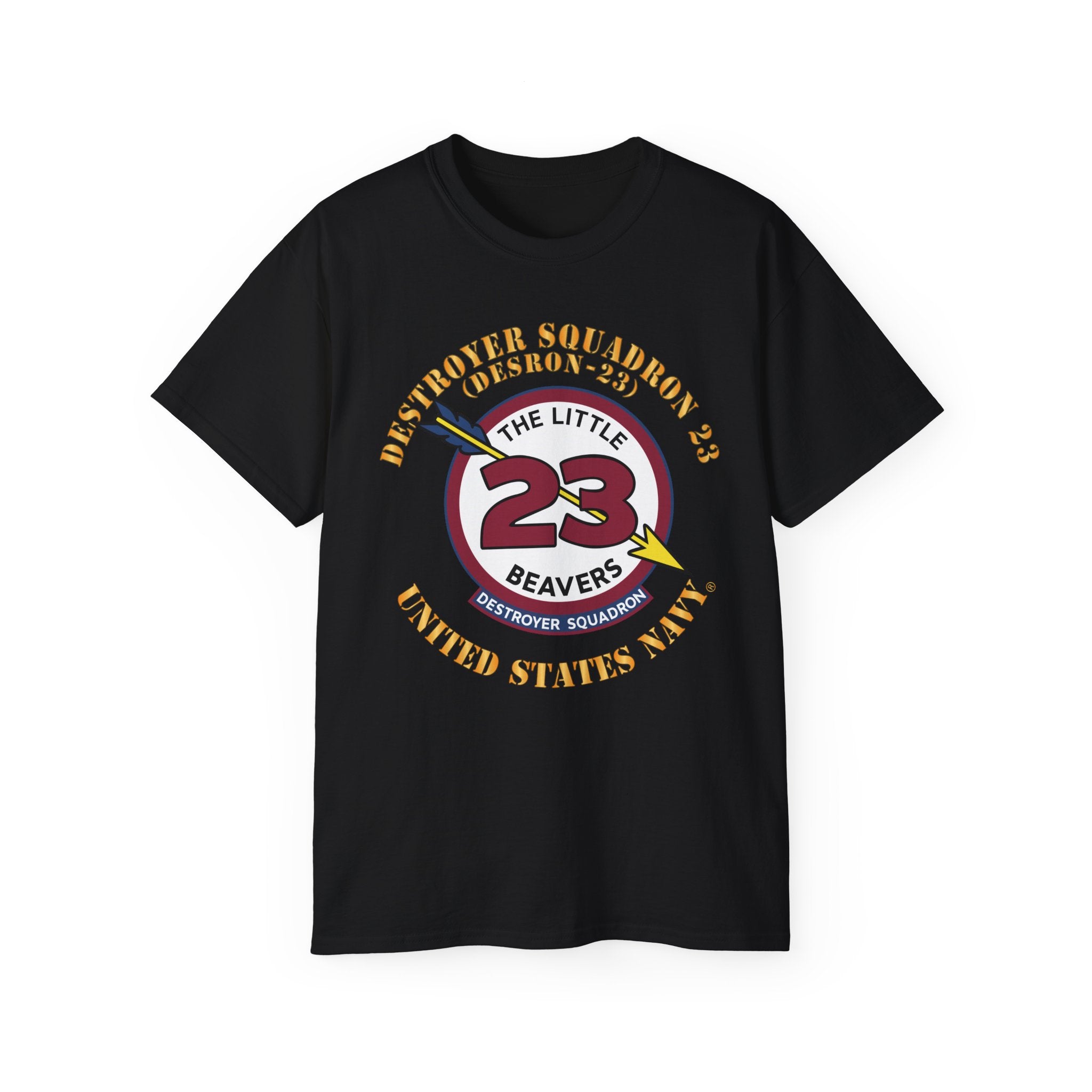 Unisex Ultra Cotton T-Shirt - Navy - Destroyer Squadron 23 (DESRON-23)