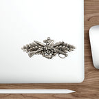 Die-Cut Vinyl Sticker - Navy - Badge - Seabee combat warfare specialist wo txt - Enlisted - 3D - Enhanced