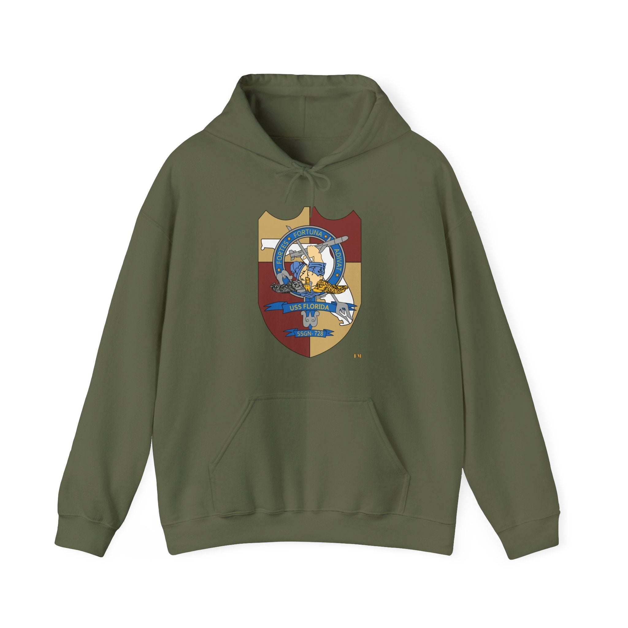 Unisex Heavy Blend™ Hoodies - Navy - USS Florida (SSGN-728) wo txt