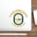 Die-Cut Vinyl Sticker - Navy - Surface Combat Systems Training Command - DET MIDLANT
