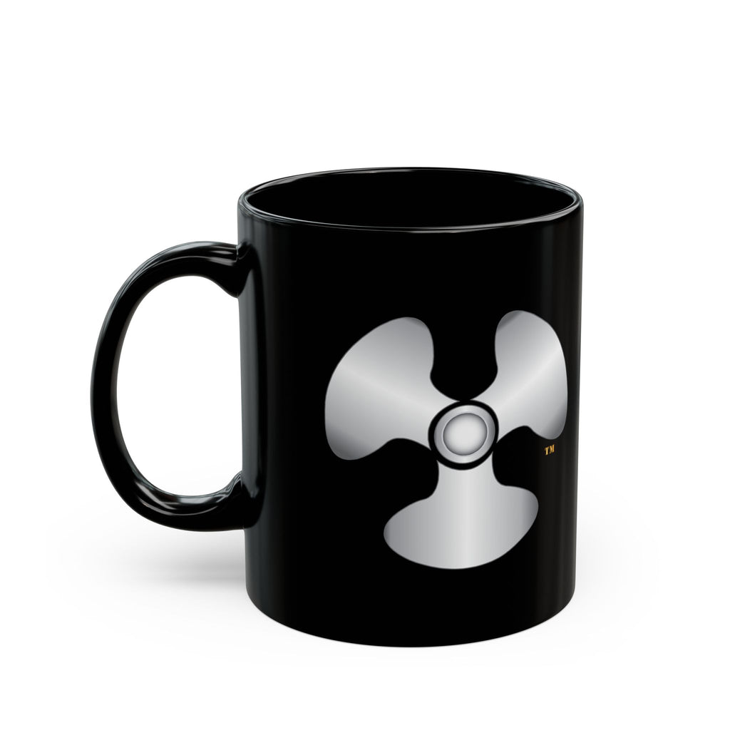 Black Mug (11oz, 15oz) - Navy - Rate - Machinists Mate (MM) wo txt