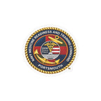Kiss-Cut Vinyl Decal - Navy - Naval Medical Center Portsmouth wo txt - 3D - Enhanced