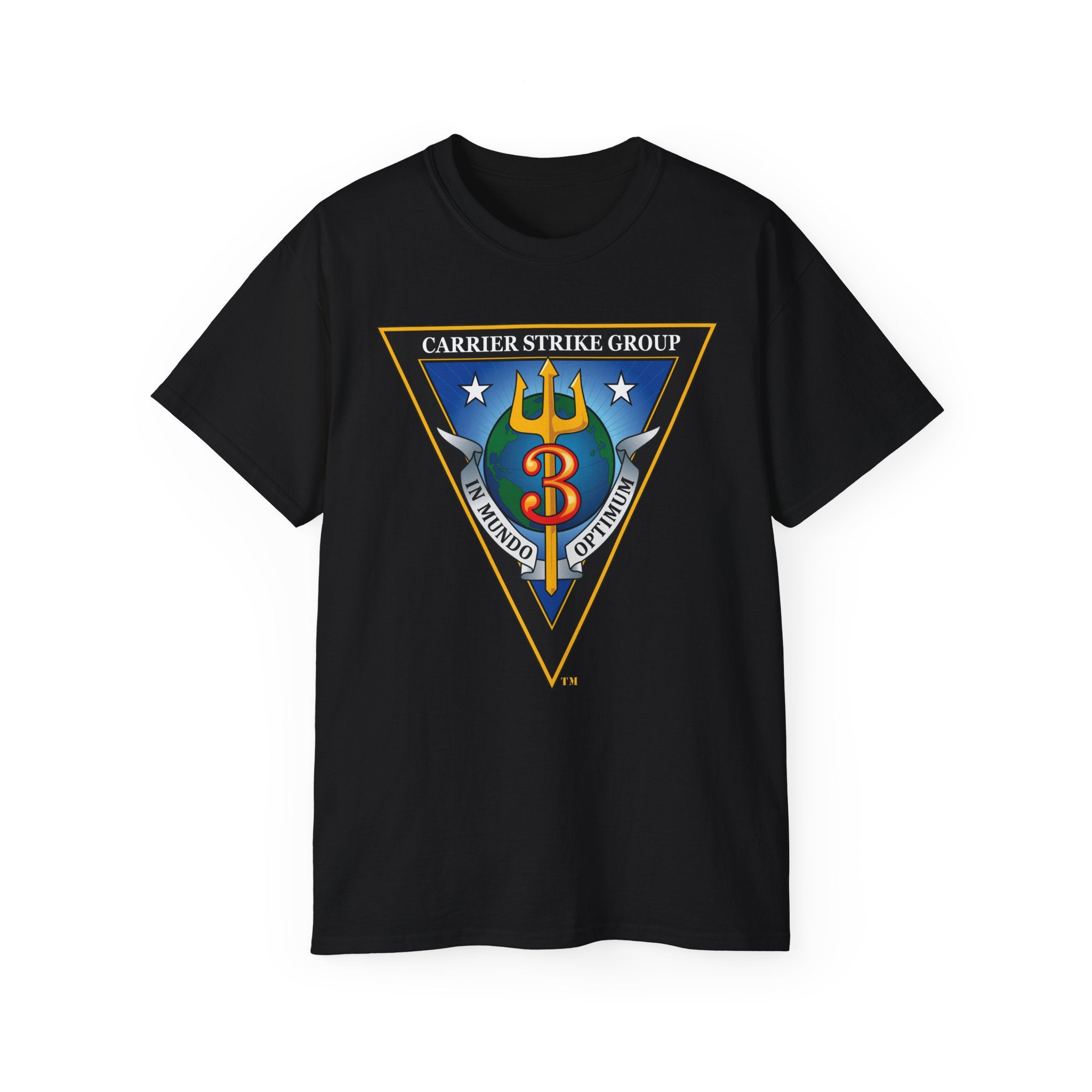 Unisex Ultra Cotton T-Shirt - Navy - Carrier Strike Group 3 (CSG-3) wo txt