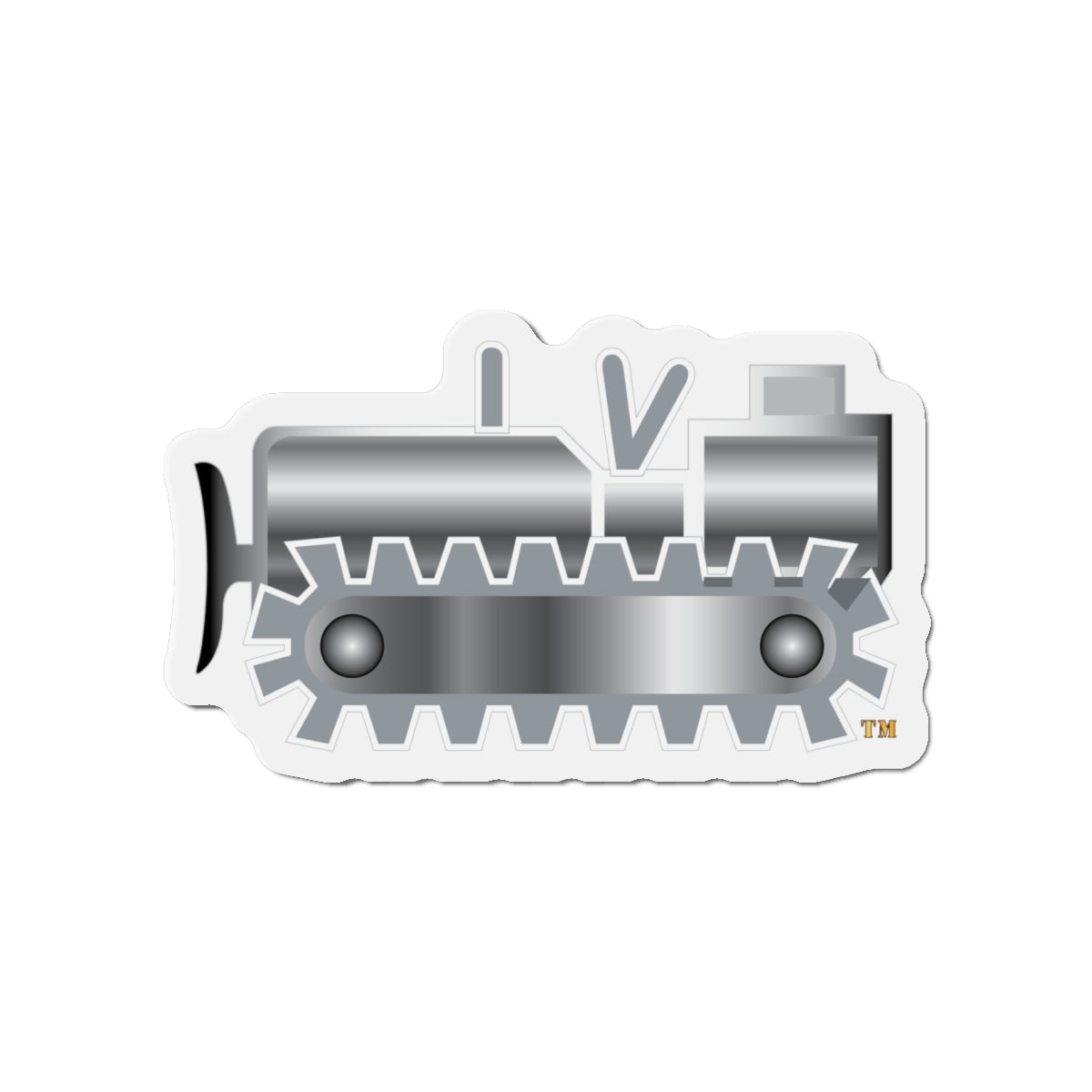Die-Cut Magnet - Navy - Rate - Equipment Operator (EO) wo txt