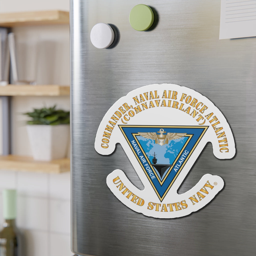 Die-Cut Magnet - Navy - Commander, Naval Air Force Atlantic - COMNAVAIRLANT