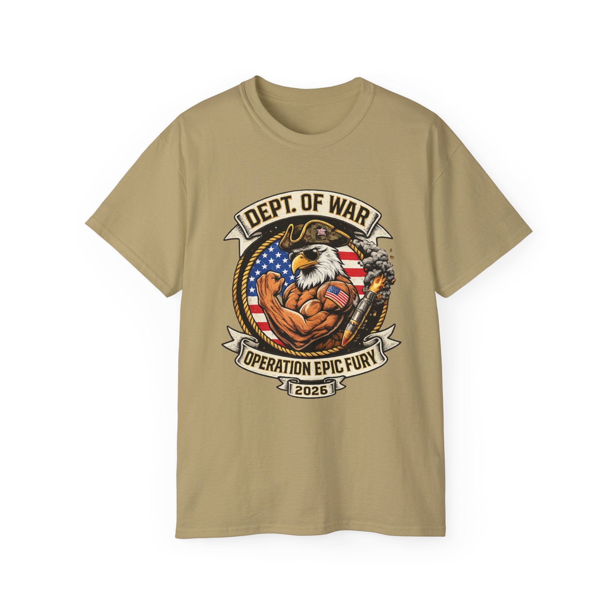 Operation Epic Fury Unisex Ultra Cotton T-Shirt — Military-Inspired Graphic Tee
