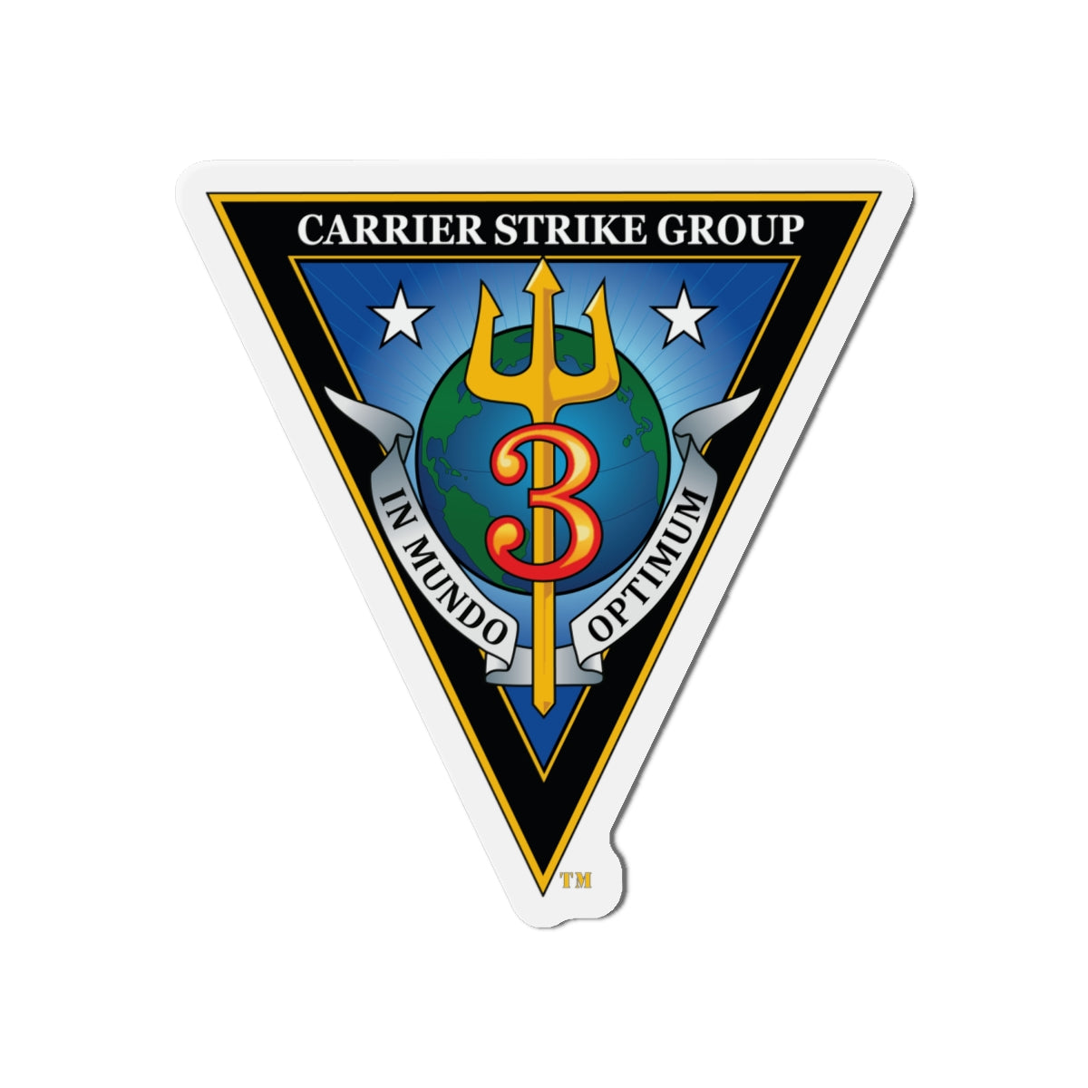 Die-Cut Magnet - Navy - Carrier Strike Group 3 (CSG-3) wo txt