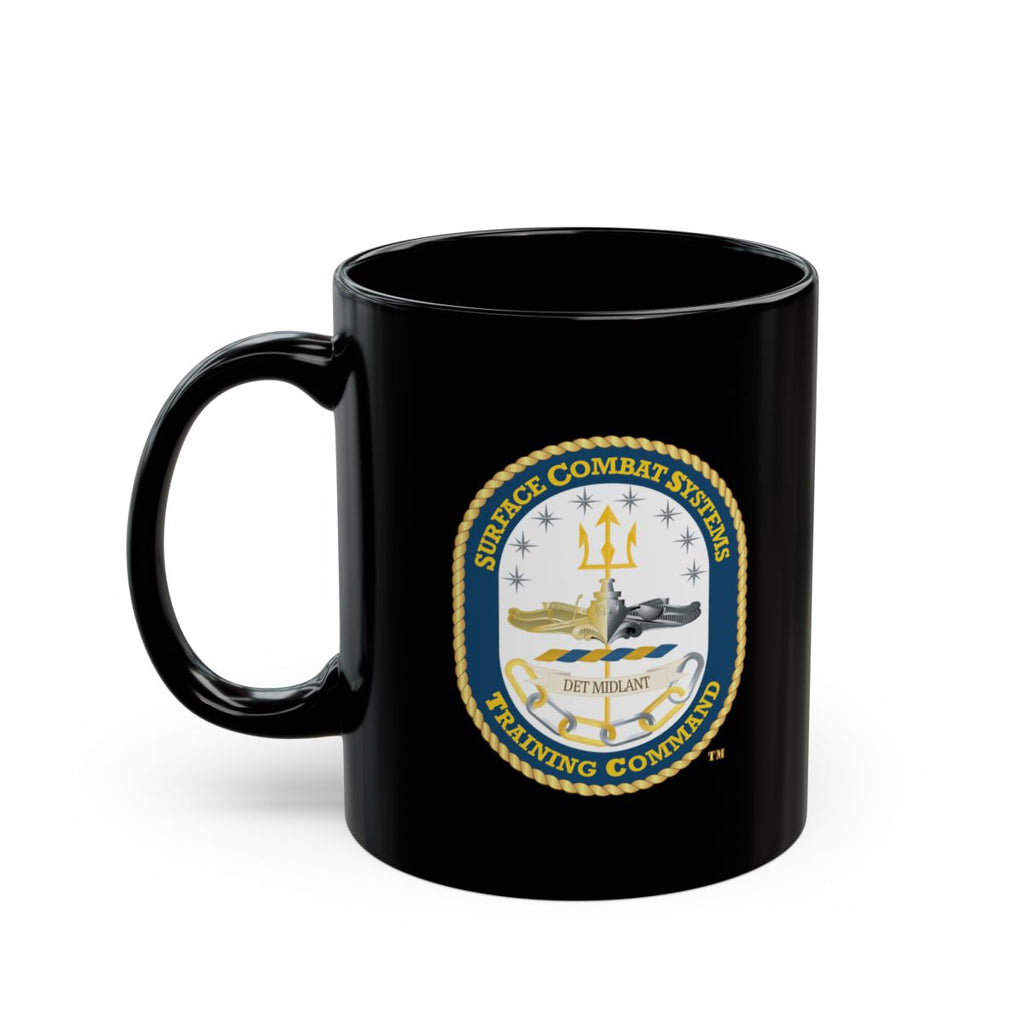Black Mug (11oz, 15oz) - Navy - Surface Combat Systems Training Command - DET MIDLANT wo Txt X 300