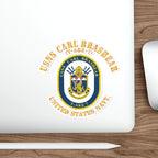 Die-Cut Vinyl Sticker - Navy - USNS Carl Brashear (T-AKE 7) wo txt