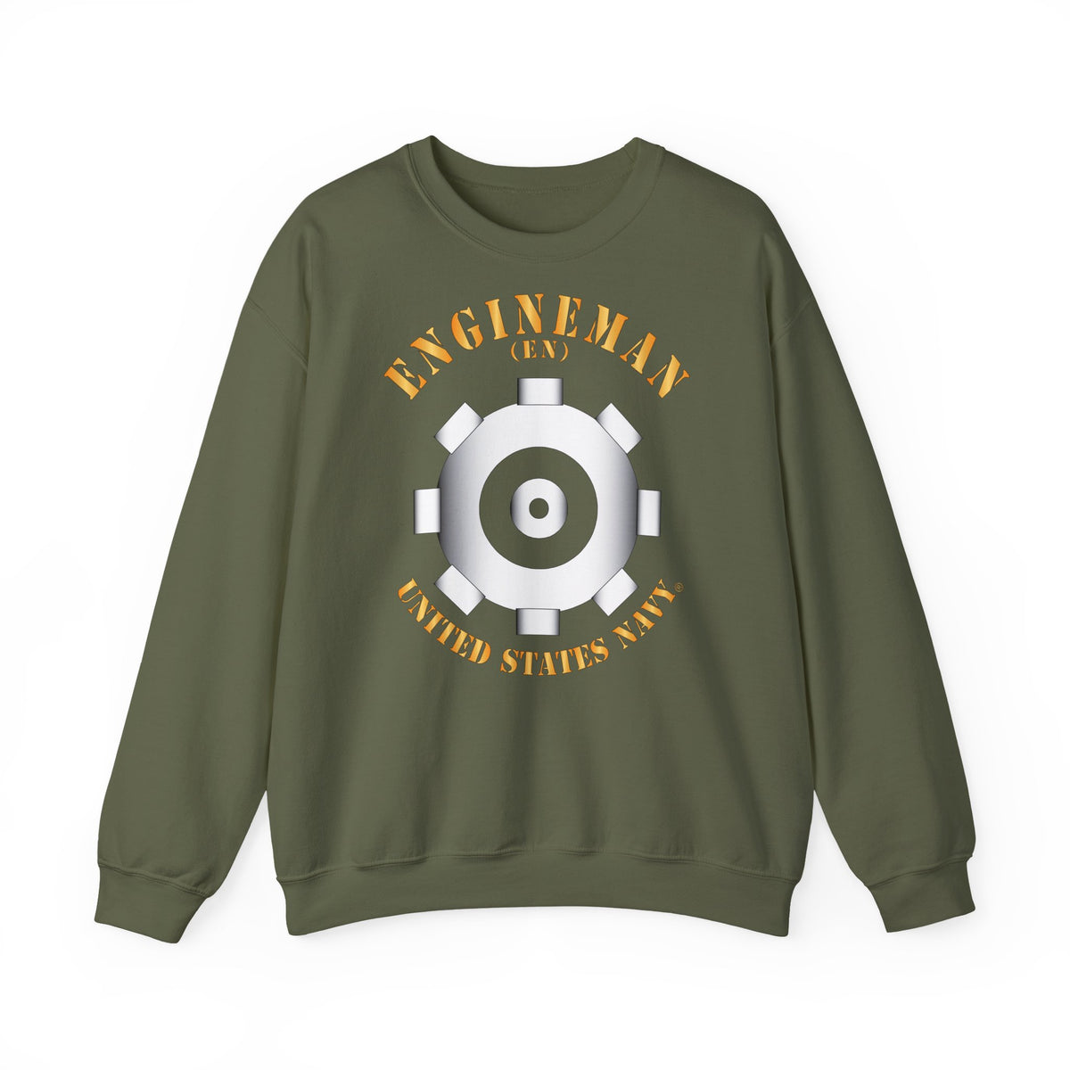 Unisex Heavy Blend™ Crewneck Sweatshirt - Navy - Rate - Engineman (EN)