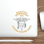 Die-Cut Vinyl Sticker - Navy - Rate - Dental Technician (DT)