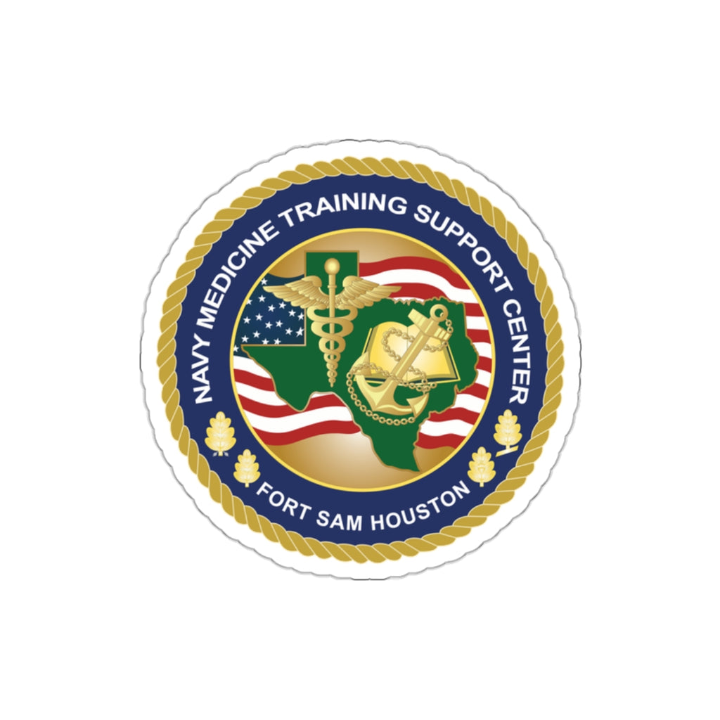 Die-Cut Vinyl Sticker - Navy Medicine Training Support Center wo txt X 300