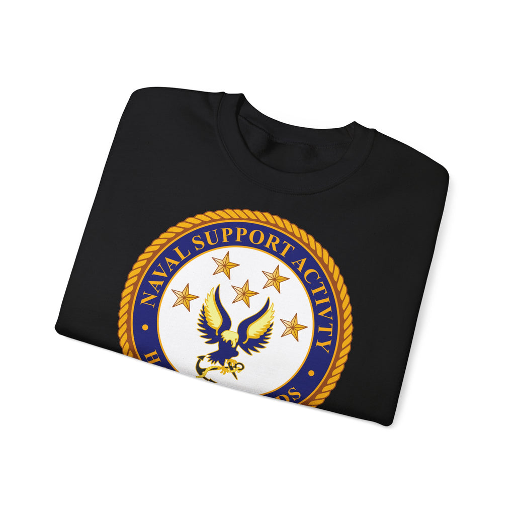 Unisex Heavy Blend™ Crewneck Sweatshirt - Navy - Naval Support Activity - Hampton Roads