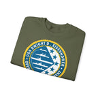 Unisex Heavy Blend™ Crewneck Sweatshirt - Navy - USS Dwight D. Eisenhower (CVN-69) - Operations Department wo txt