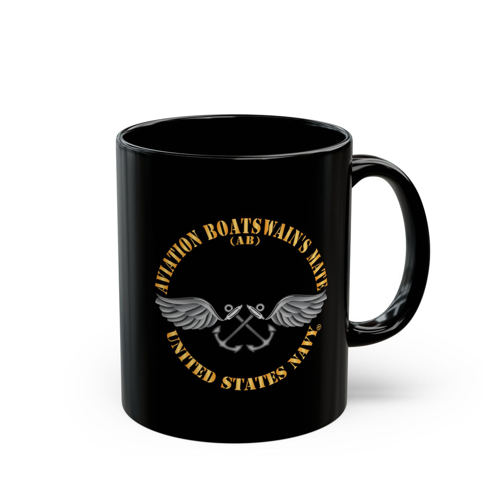 Black Mug (11oz, 15oz) - Navy - Rate - Aviation Boatswain's Mate (AB) X 300