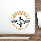 Die-Cut Vinyl Sticker - Navy - Rate - Aviation Maintenance Administrationman (AZ)
