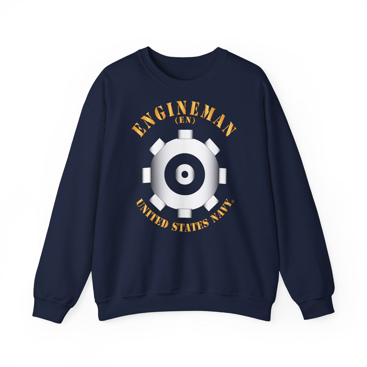 Unisex Heavy Blend™ Crewneck Sweatshirt - Navy - Rate - Engineman (EN)