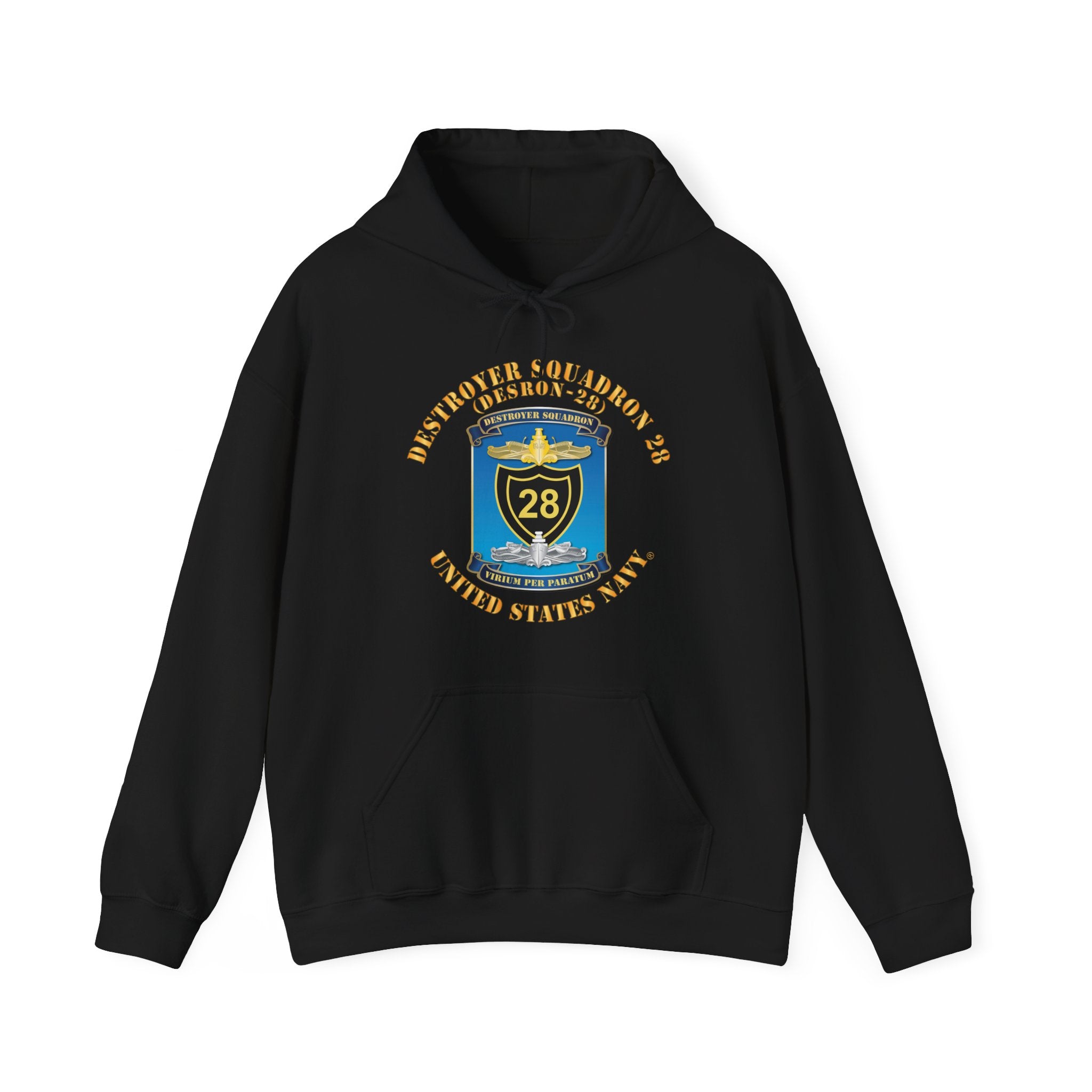Unisex Heavy Blend™ Hoodies - Navy - Destroyer Squadron 28 (DESRON-28)