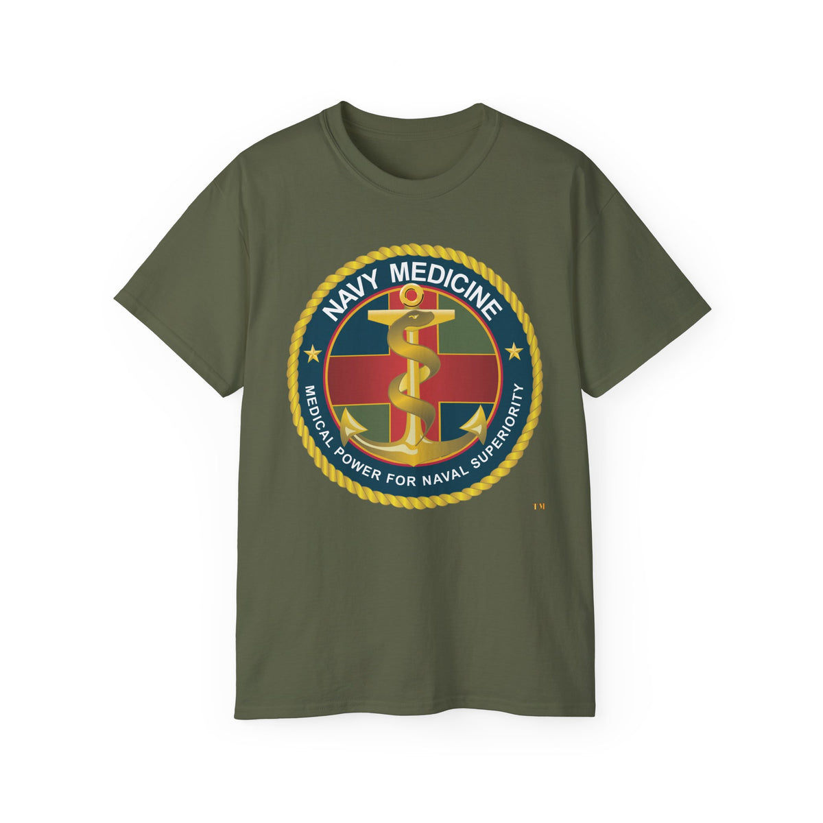 Unisex Ultra Cotton T-Shirt - Navy Medicine - Medical Power for Naval Superiority wo Txt X 300