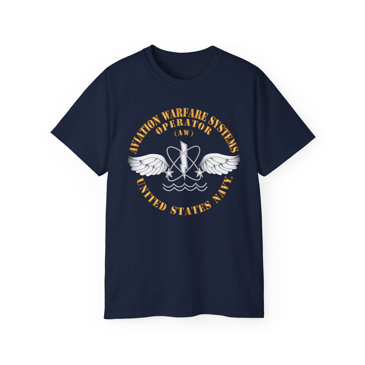 Unisex Ultra Cotton T-Shirt - Navy - Rate - Aviation Warfare Systems Operator (AW)
