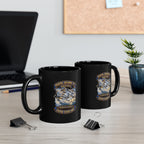 Black Mug (11oz, 15oz) - Navy - Fighting Squadron - VF 3 - WWII - Grumman F4F Wildcats - Japanese Zeros - Battle of Midway - 3D - Enhanced
