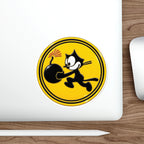 Die-Cut Vinyl Sticker - NAVY - VF - 3 - WWII Felix Insignia - 3D - Enhanced